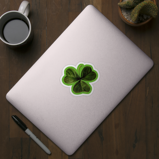 Shamrock Clover Irish Symbol Vector Cut Out by taiche